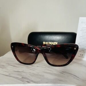 Balmain 56mm Modified Cat Eye Sunglasses